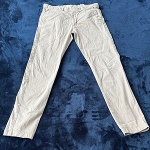 H&M Men's Light Cream Chino Pants